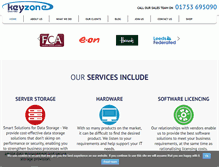 Tablet Screenshot of keyzone.com